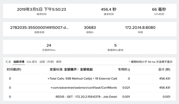 痕迹 APM - 应用性能管理