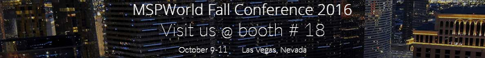 Meet Us at MSPWorld Conference 2016, Las Vegas, Nevada